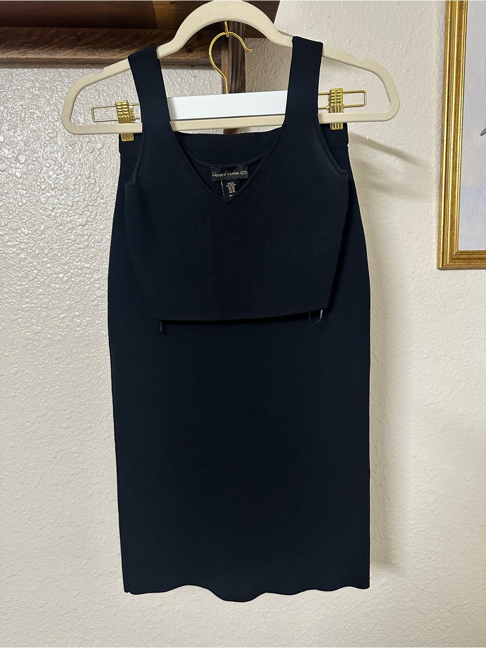 House of Harlow 1960 Black Sleeveless set
